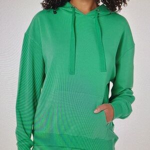 Green French Terry Women's Hoodie Set